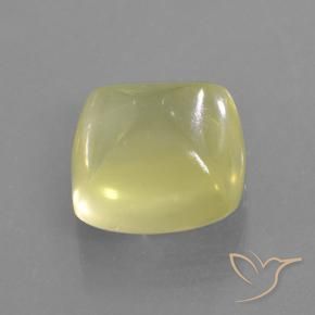 Quartz Jaune clair naturelle Coussin, 8.86 ct, Translucide