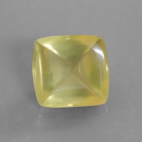 Quartz jaune naturelle transparent, 7,60 ct, transparent / translucide