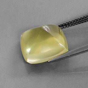 Quartz jaune naturelle transparent, 7,60 ct, transparent / translucide