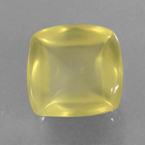 Quartz Citron naturelle Coupe coussin, 8.61 ct, Transparent