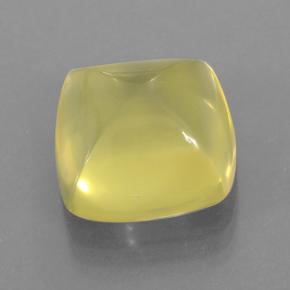 Quartz Citron naturelle Coupe coussin, 8.61 ct, Transparent