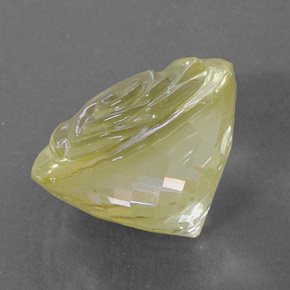 Quartz jaune naturelle transparent, 21,03 ct, transparent / translucide