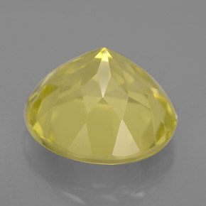 Quartz jaune naturelle coupe roude, 5,83 ct, VVS