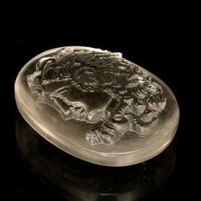 Quartz jaune naturelle forme fantaisie, 47,53 ct, transparent