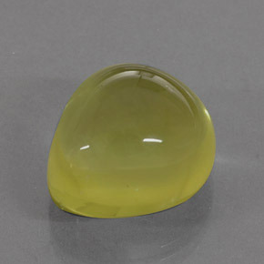 Quartz jaune naturelle en forme de poire, 17,87 ct, transparent