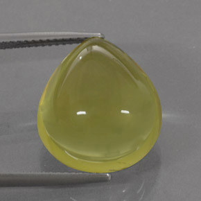 Quartz jaune naturelle en forme de poire, 17,87 ct, transparent