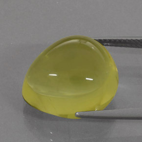Quartz jaune naturelle en forme de poire, 17,87 ct, transparent