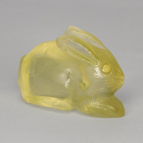 Quartz jaune naturelle transparent, 32,44 ct, transparent / translucide