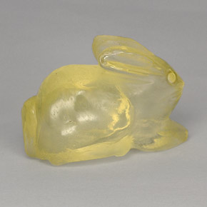 Quartz jaune naturelle transparent, 32,44 ct, transparent / translucide