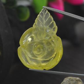 Quartz jaune naturelle forme fantaisie, 41,25 ct, transparent