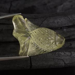 Quartz jaune naturelle forme fantaisie, 42,75 ct, transparent