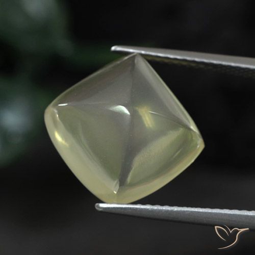 8.59ct Naturel Medium Green  Quartz, Coussin, Transparent