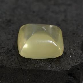 Quartz jaune naturelle coupe coussin, 8,05 ct, transparent