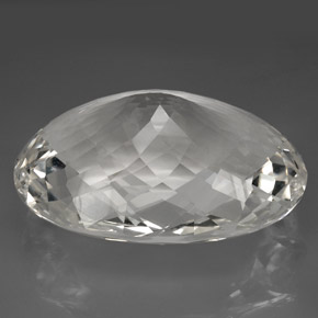 Quartz blanc naturelle coupe ovale, 418,80 ct, IF