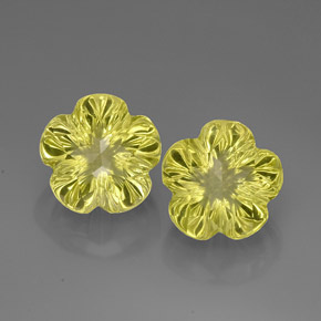 Achetez naturel ct jaune quartz gems, taille fleur, en provenance brésil chez gemselect. en stock, livraison internationale!