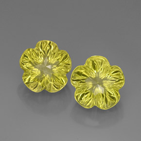 Achetez naturel ct jaune quartz gems, taille fleur, en provenance brésil chez gemselect. en stock, livraison internationale!