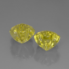 Achetez naturel ct jaune quartz gems, taille fleur, en provenance brésil chez gemselect. en stock, livraison internationale!