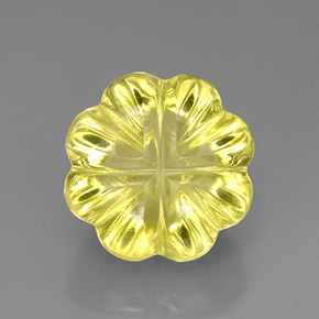 Quartz jaune naturelle forme fantaisie, 10,56 ct, transparent