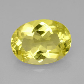 Quartz Citron naturelle Coupe ovale, 6.01 ct, VVS-VS