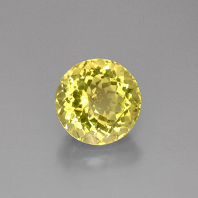 Quartz Citron naturelle Coupe roude, 10.94 ct, VS