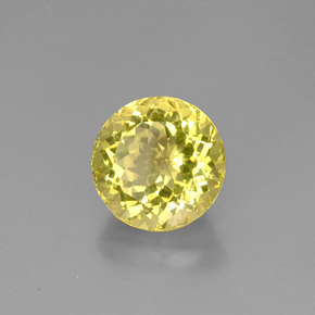 Quartz Citron naturelle Coupe roude, 10.94 ct, VS
