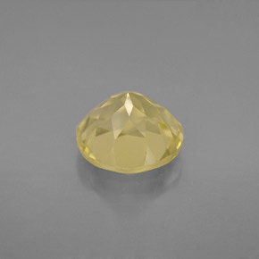 Quartz jaune naturelle coupe roude, 2,64 ct, VS