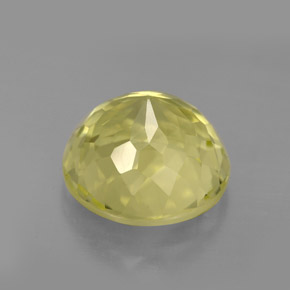 Quartz Citron naturelle Coupe roude, 6.19 ct, VS