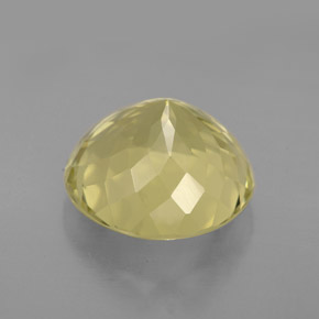 Quartz jaune naturelle coupe roude, 5,79 ct, VS