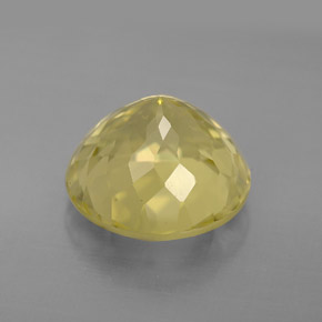 Quartz jaune naturelle coupe roude, 6,12 ct, VVS-VS
