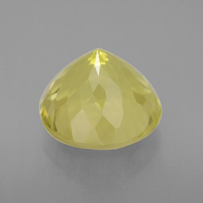 Quartz jaune naturelle coupe roude, 5,25 ct, VS