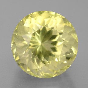 Quartz Citron naturelle Coupe roude, 5.93 ct, VS