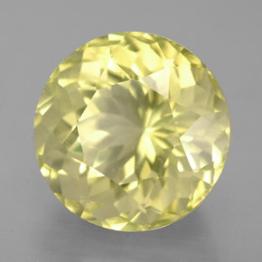 Quartz Citron naturelle Coupe roude, 5.93 ct, VS