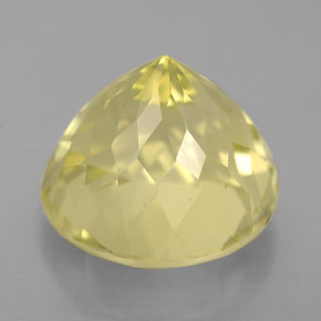 Quartz Citron naturelle Coupe roude, 5.93 ct, VS