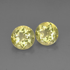 Achetez naturel ct jaune quartz gems, coupe roude, en provenance brésil chez gemselect. en stock, livraison internationale!