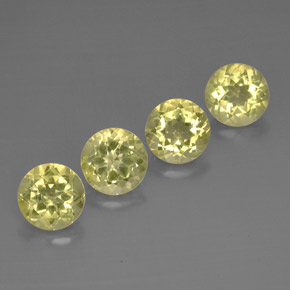 Achetez naturel ct Citron Quartz gems, Coupe roude, En provenance Brésil chez GemSelect. En stock, livraison internationale!