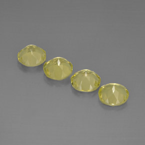 Achetez naturel ct Citron Quartz gems, Coupe roude, En provenance Brésil chez GemSelect. En stock, livraison internationale!