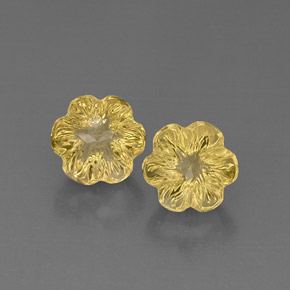 Achetez naturel ct jaune quartz gems, taille fleur, en provenance brésil chez gemselect. en stock, livraison internationale!