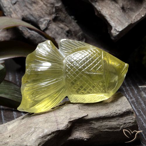 204.90ct Naturel Jaune clair Quartz, Fantaisie, Transparent