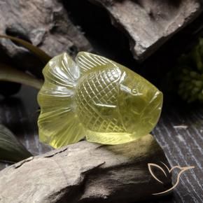 Quartz Jaune clair naturelle Fantaisie, 204.90 ct, Transparent
