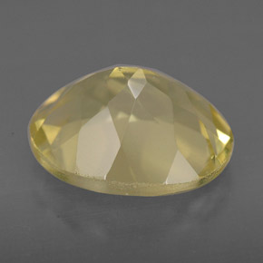 Quartz jaune naturelle coupe ovale, 3,35 ct, VVS-VS