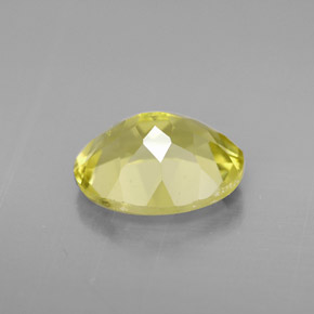 Quartz jaune naturelle coupe ovale, 3,24 ct, VVS-VS