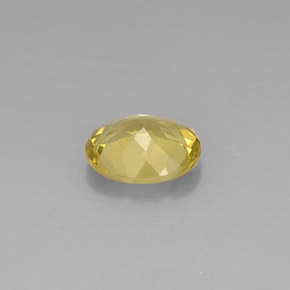 Quartz Citron naturelle Coupe ovale, 2.86 ct, VVS