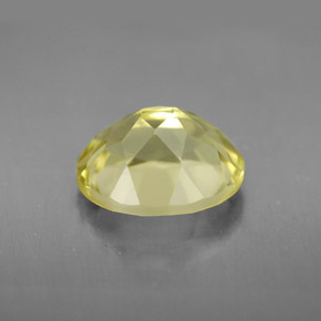Quartz jaune naturelle coupe ovale, 3,55 ct, VVS