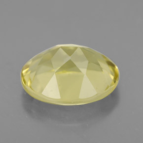 Quartz jaune naturelle coupe ovale, 3,27 ct, VVS-VS