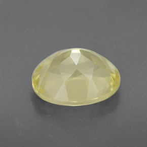 Quartz Citron naturelle Coupe ovale, 3.18 ct, VVS