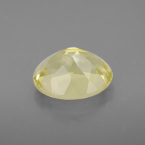 Quartz jaune naturelle coupe ovale, 3,45 ct, VVS-VS