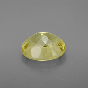 Quartz jaune naturelle coupe ovale, 3,55 ct, VVS-VS