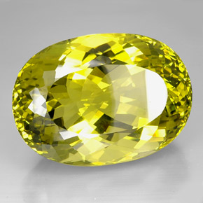 Quartz jaune naturelle coupe ovale, 604,50 ct, VVS