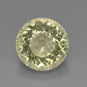Quartz jaune naturelle coupe roude, 7,81 ct, VVS-VS