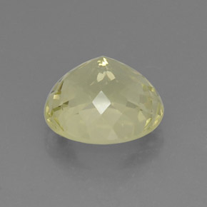 Quartz jaune naturelle coupe roude, 7,81 ct, VVS-VS